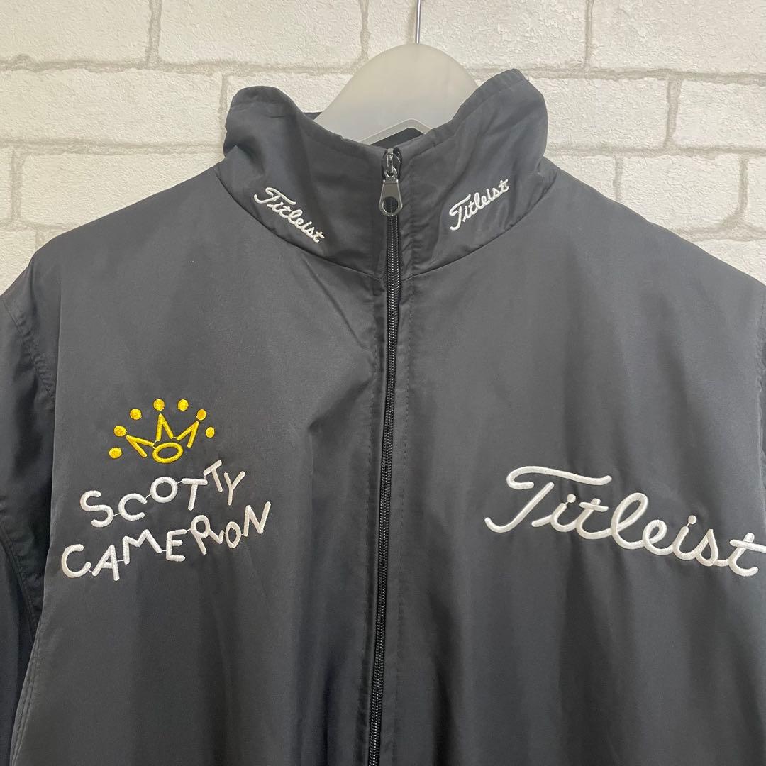 タイトリスト　スコッティキャメロン　ブルゾン　ジャケット　黒Lサイズ　ゴルフ