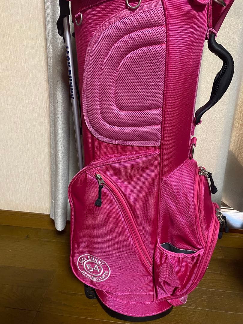 JACK BUNNY ピンク ゴルフバッグ