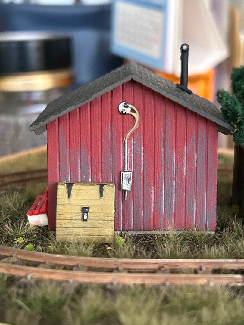 HOナロー・Nゲージ小型レイアウト 小屋と倉庫のセット