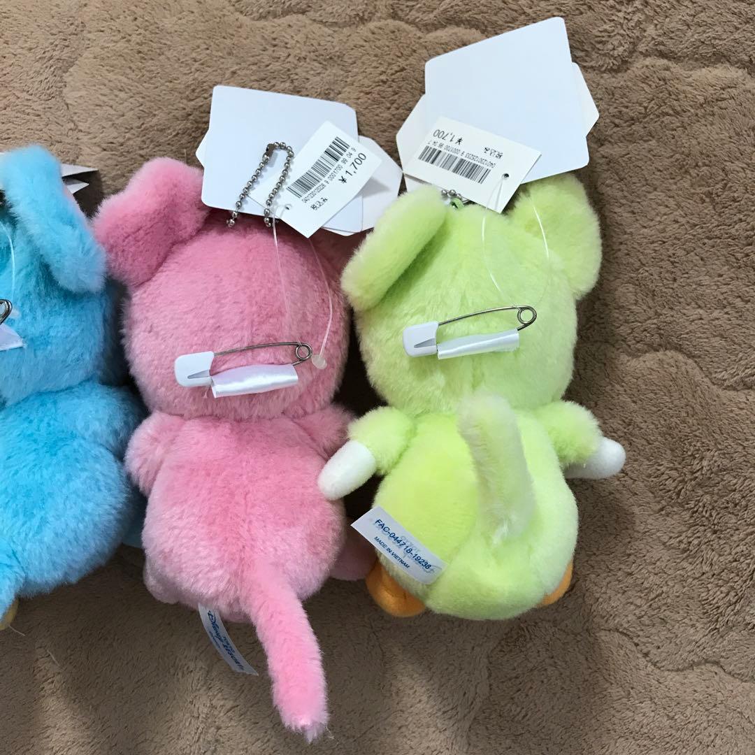 ミッキー　ミニー　プーさん　ドナルド　ぬいぐるみバッジ　干支　2020年