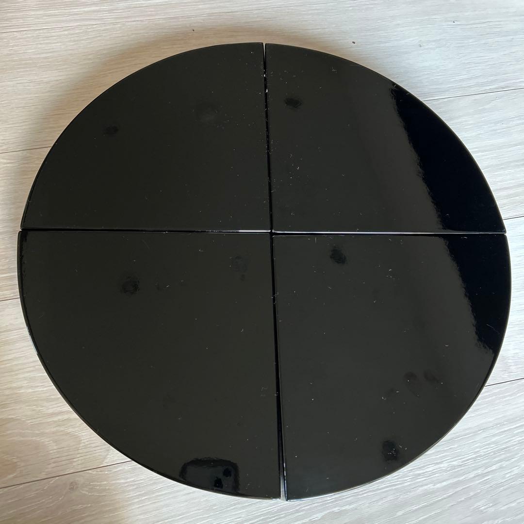 おしゃれな漆の重箱 漆器 工芸品 ベトナム 作家作品 和食器 モダン　ブラック