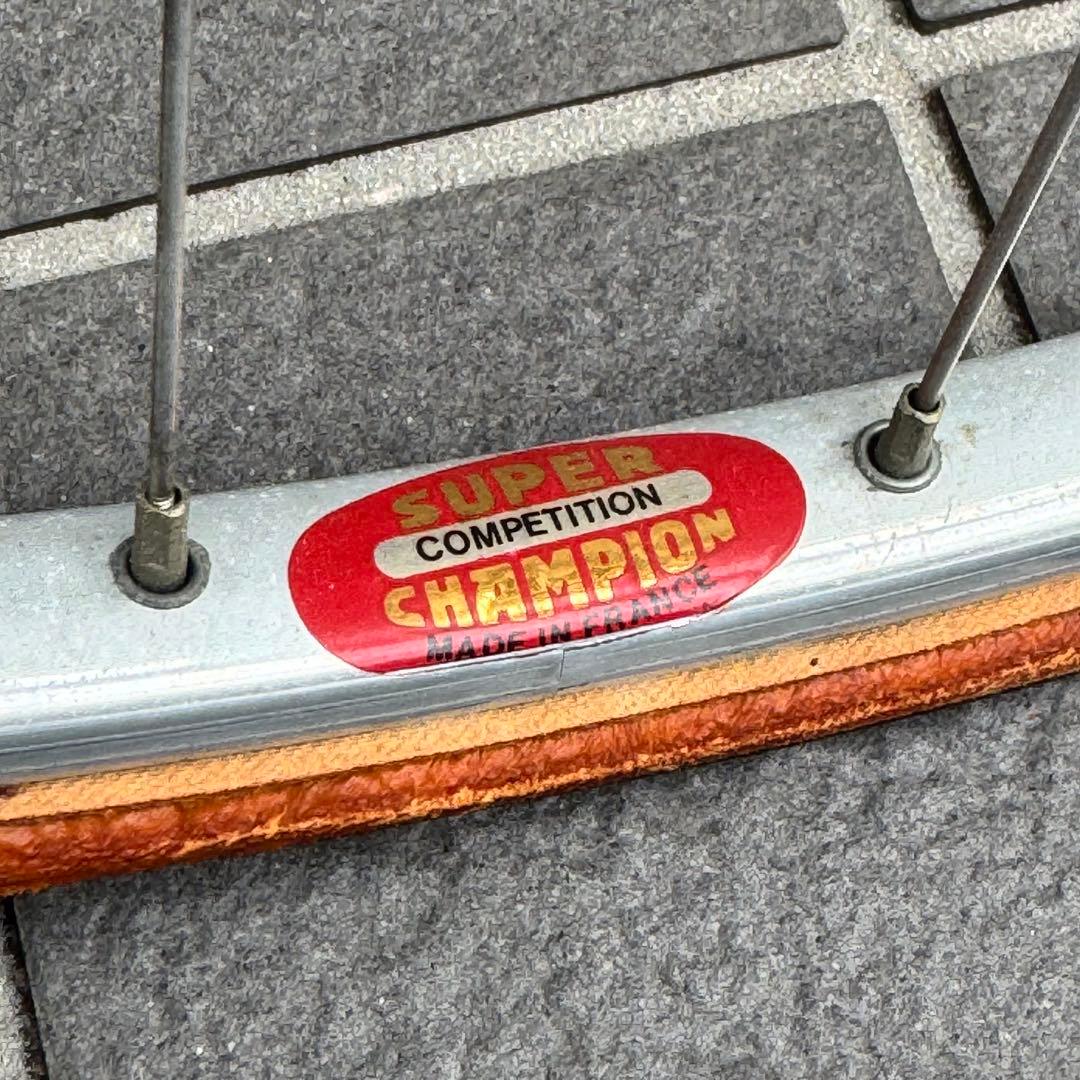 スーパーチャンピオン+サンツアー チューブラーホイール前後セット