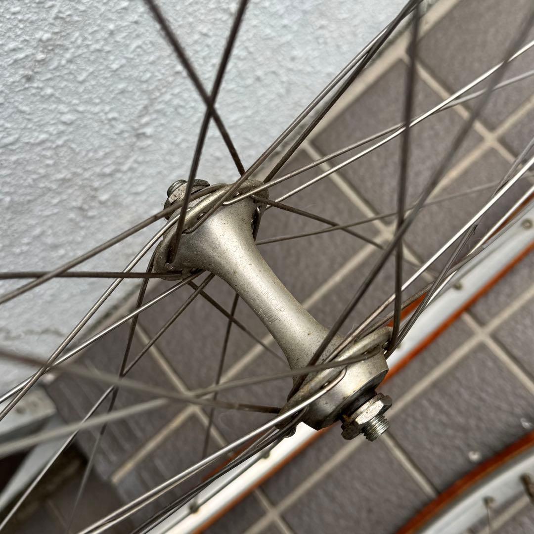 スーパーチャンピオン+サンツアー チューブラーホイール前後セット