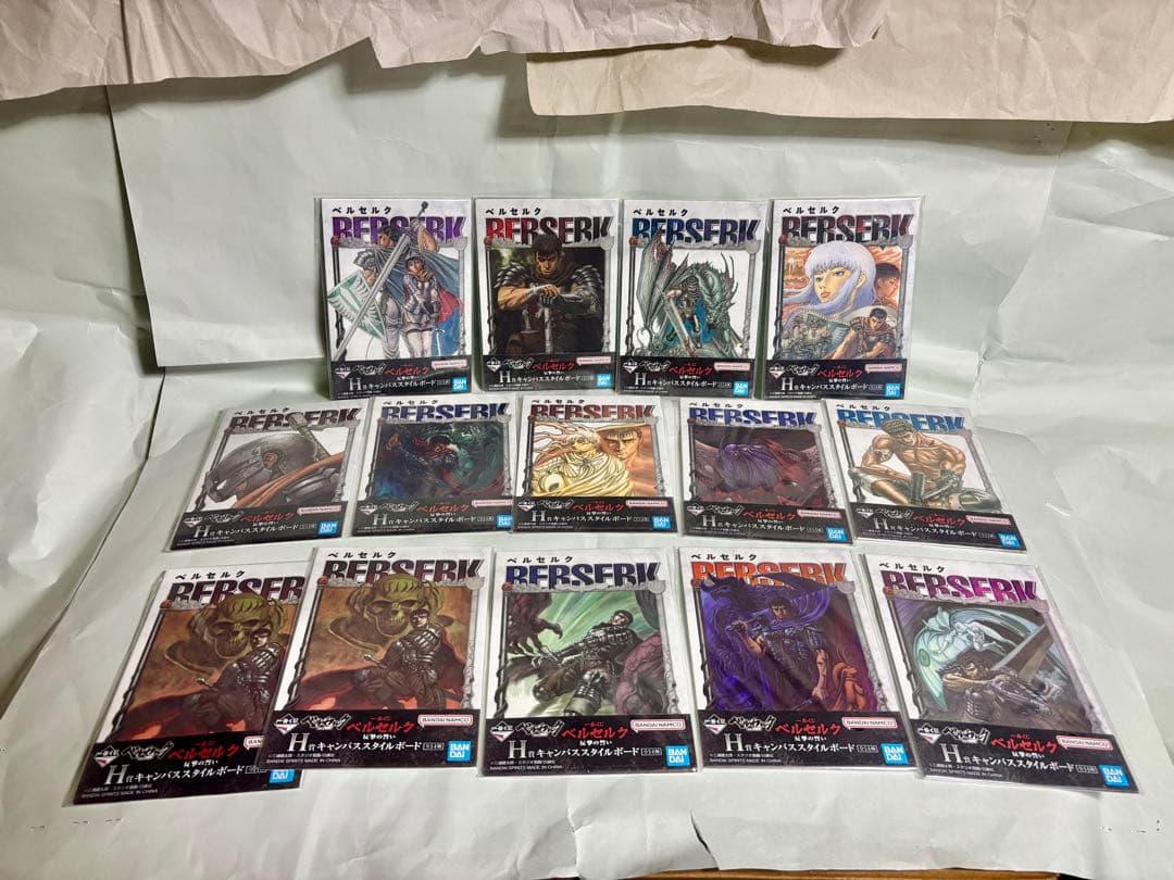 一番くじ　ベルセルク　反撃の誓い　ガッツ　フェムト　髑髏の騎士　ベヘリット　他