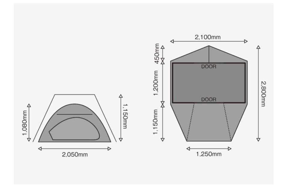 【tent-Mark DESIGNS】テンゲルコンパクト ライト 試し張りのみ