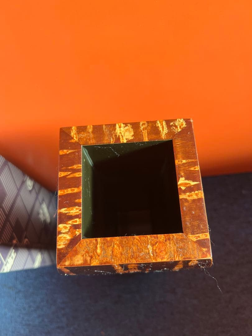 1235 桜皮細工　花瓶　伝統工芸品　未使用