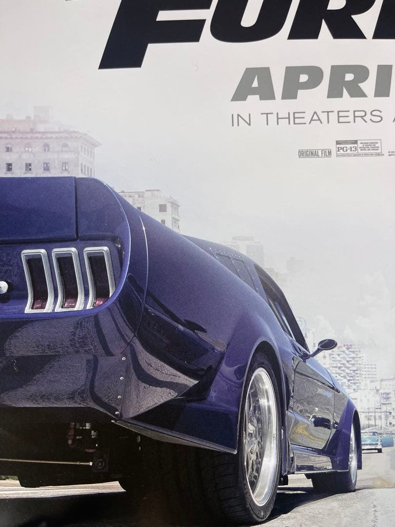 *枚数限定*映画館用片面印刷ポスターUS版: ワイルドスピード ICEBREAK