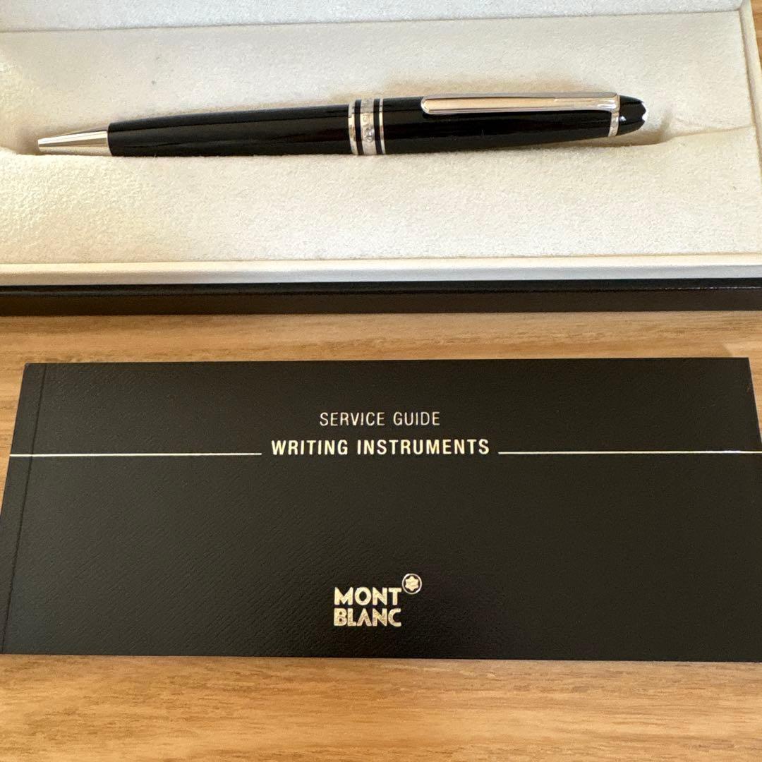 MONT BLANC 黒 ボールペン 本体 サービスガイド付き