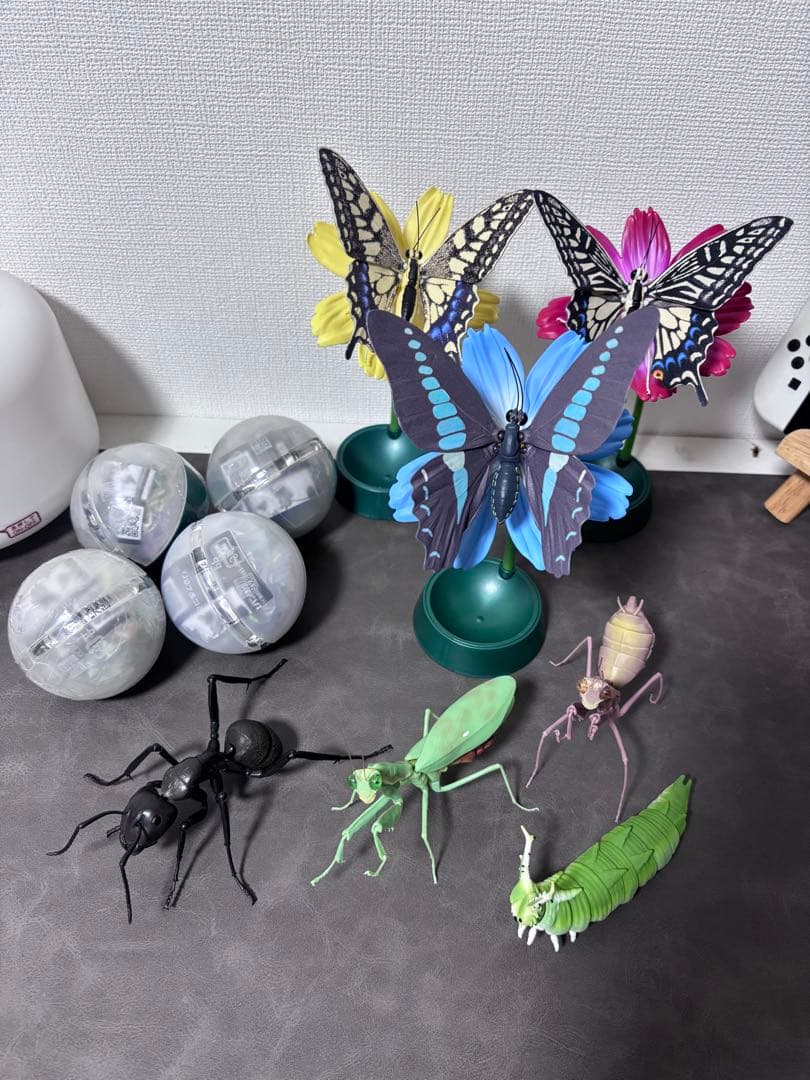 【プレミアムバンダイ限定】蝶々フィギュアセット ＋ 昆虫ボーナス付き