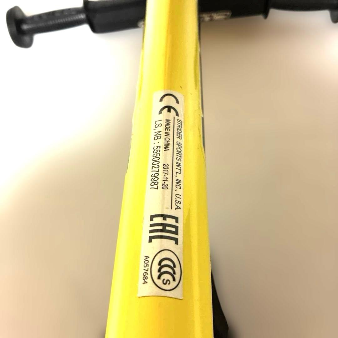 STRIDER ストライダー バランスバイク イエロー スポーツ 12インチ