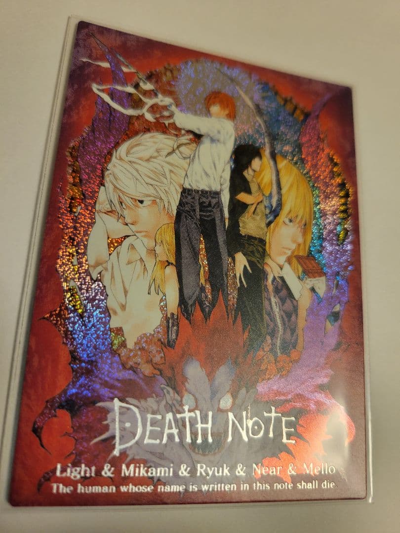 デスノート　トレカ　スーパーレア　夜神月　魅上照　メロ　ニア　貴重　SP