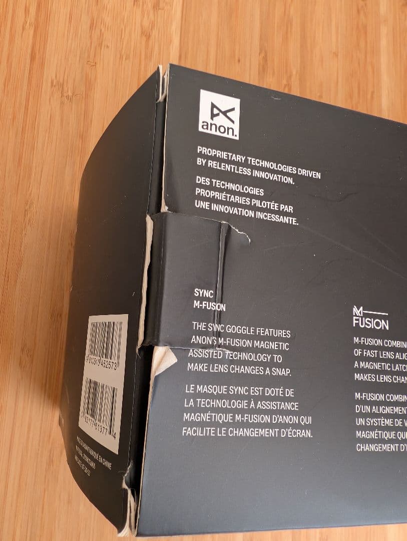 ⑥anon.Sync Low Bridge Fit Goggles+B.Lens