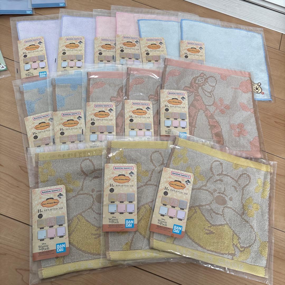 プーさん　一番くじ　1ロット＋カレンダー　66点セット