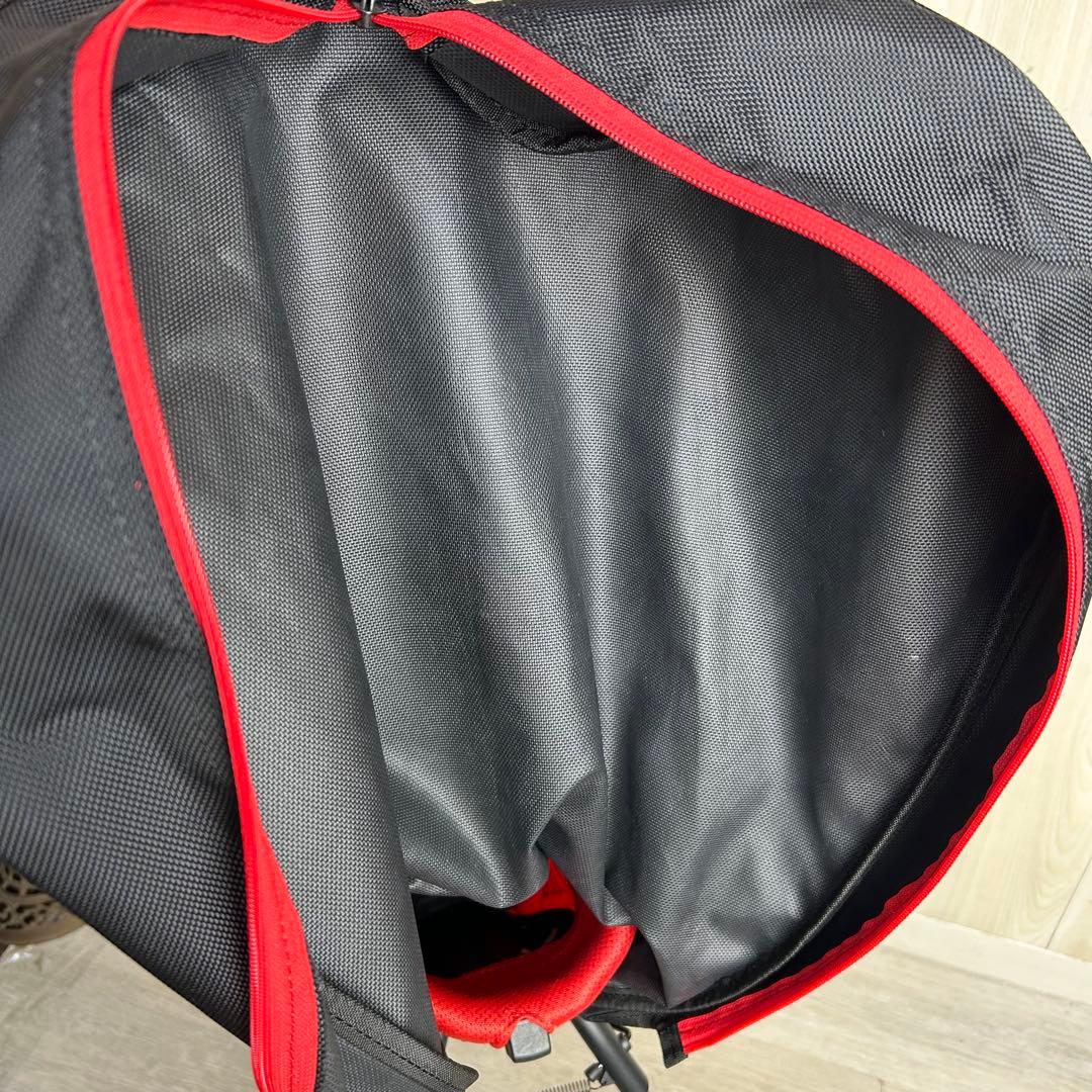 【セルフプレー】タイトリスト スタンドバッグ ブラック×赤　サブバッグ