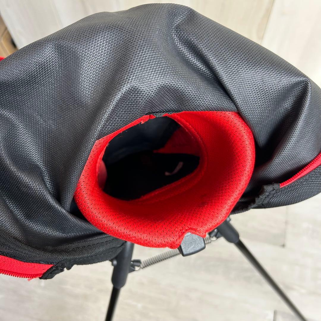 【セルフプレー】タイトリスト スタンドバッグ ブラック×赤　サブバッグ