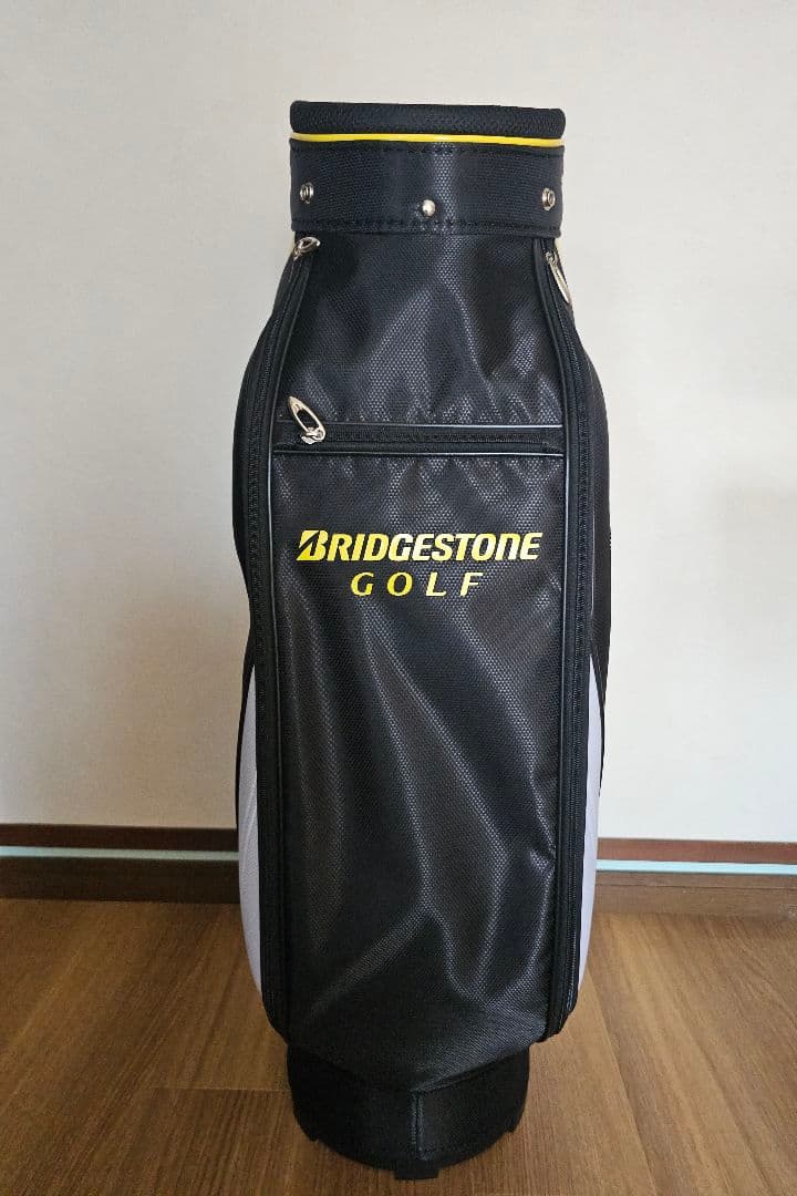 BRIDGESTONE ゴルフ キャディバッグ 黒/黄/白