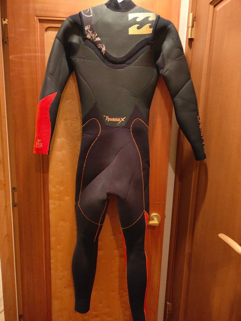 【美品】BILLABONG　正規品　高級ウエットスーツ　セミドライ　ノンジップ