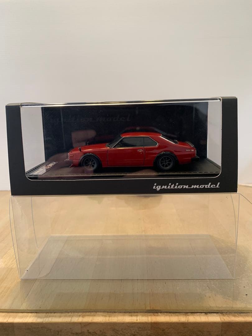 イグニッションモデル1/43 スカイライン 2000GT-ES C210 レッド