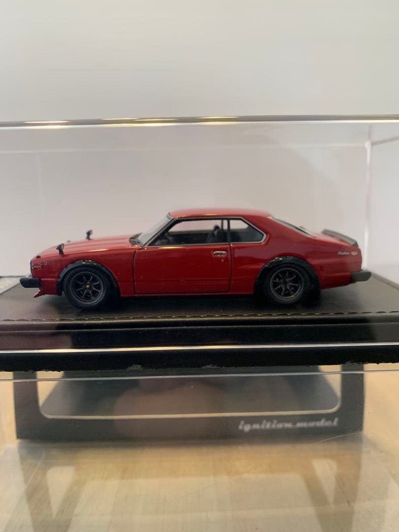 イグニッションモデル1/43 スカイライン 2000GT-ES C210 レッド