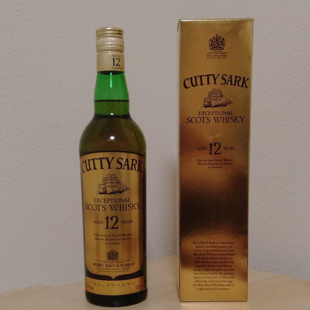 終売品　カティサーク12年　700ml　箱付　古酒