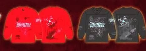 WANIMA BAMBOOM NIGHT メッシュ ロングスリーブ 赤 L～XL