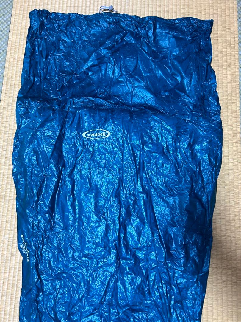 【美品】モンベル シームレス ダウンハガー800 #3 ハーフレングス