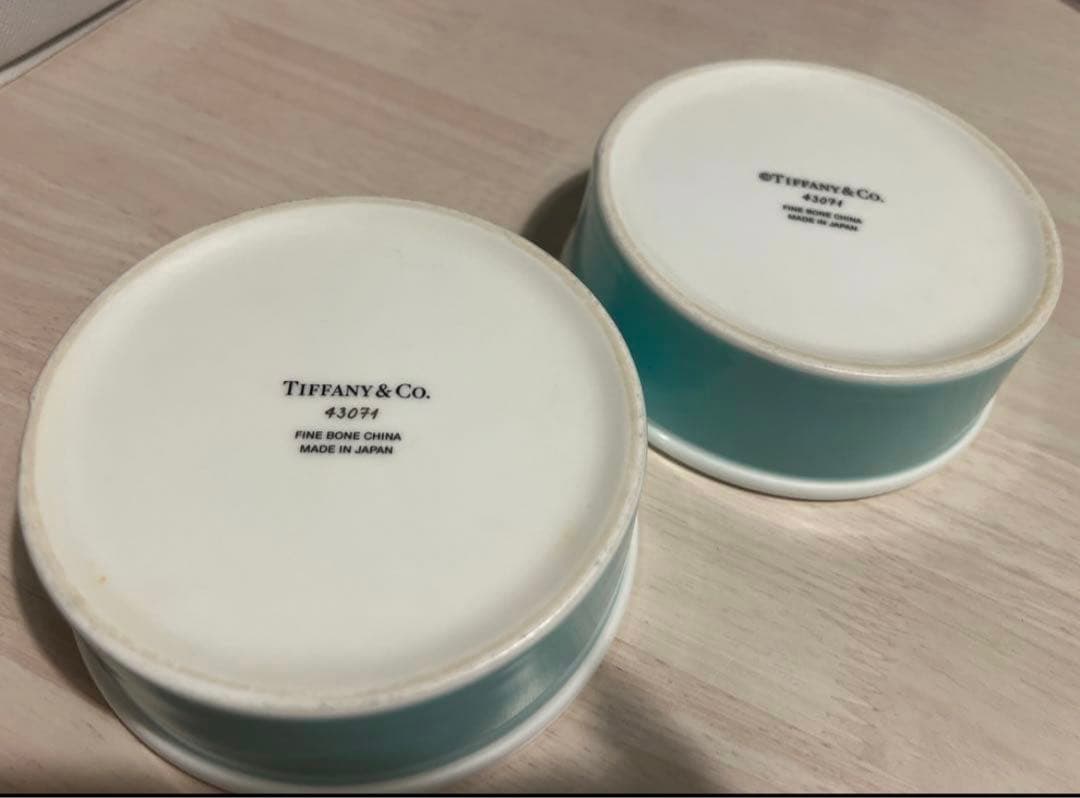 Tiffany & Co. 猫用食器 フードボール 2個セット