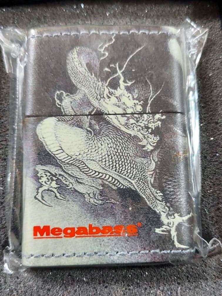 メガバス ジッポーライター革製品(アートレザー)紫龍 新品未使用