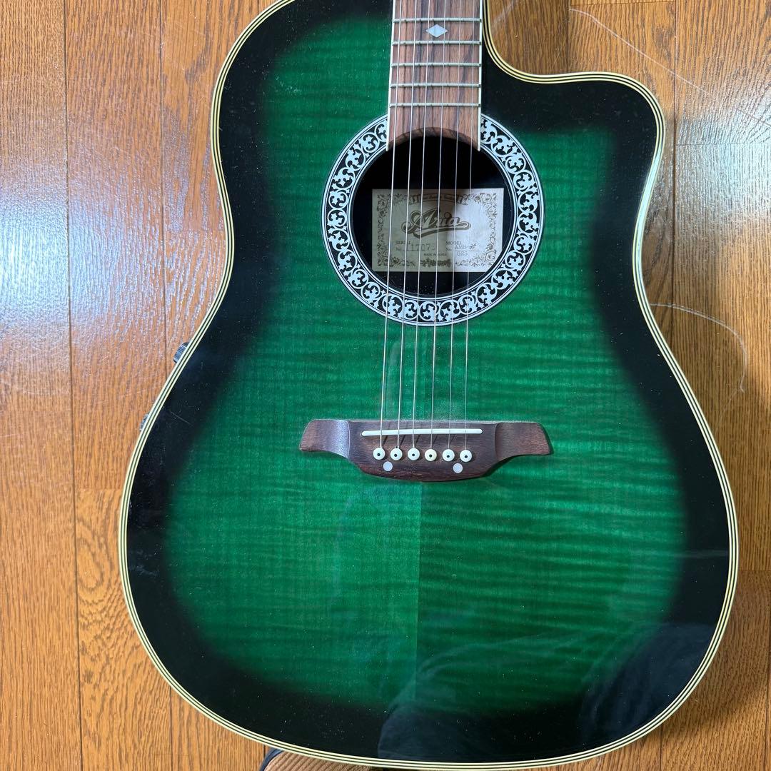 エレアコ ギター ARIA AMB-35 電池不要