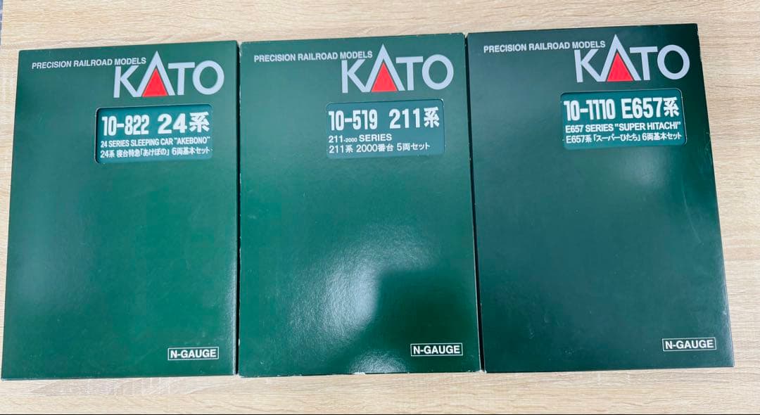 KATO 10-822 24系　10-1110 E657系 10-519