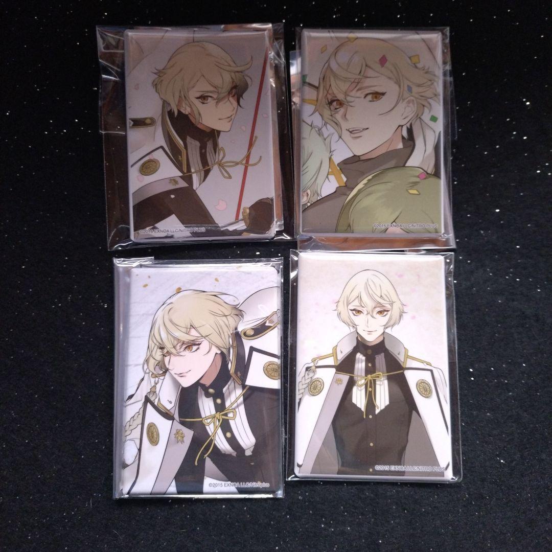 【新品】スクエア缶バッジ 髭切セット