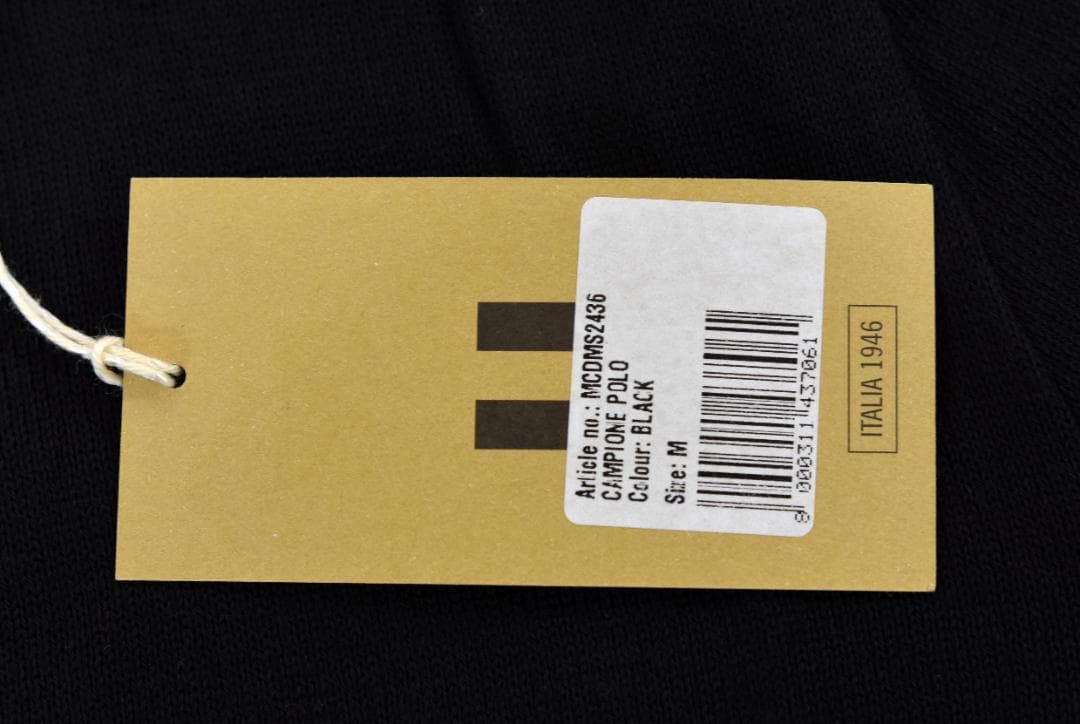 De Marchi Campione サイクリングポロシャツ size:M 黒