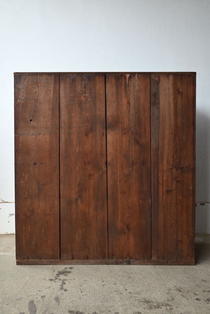 最終値① 店舗什器 引出 古家具 古道具 古美術 骨董 アンティーク 箪笥 抽斗