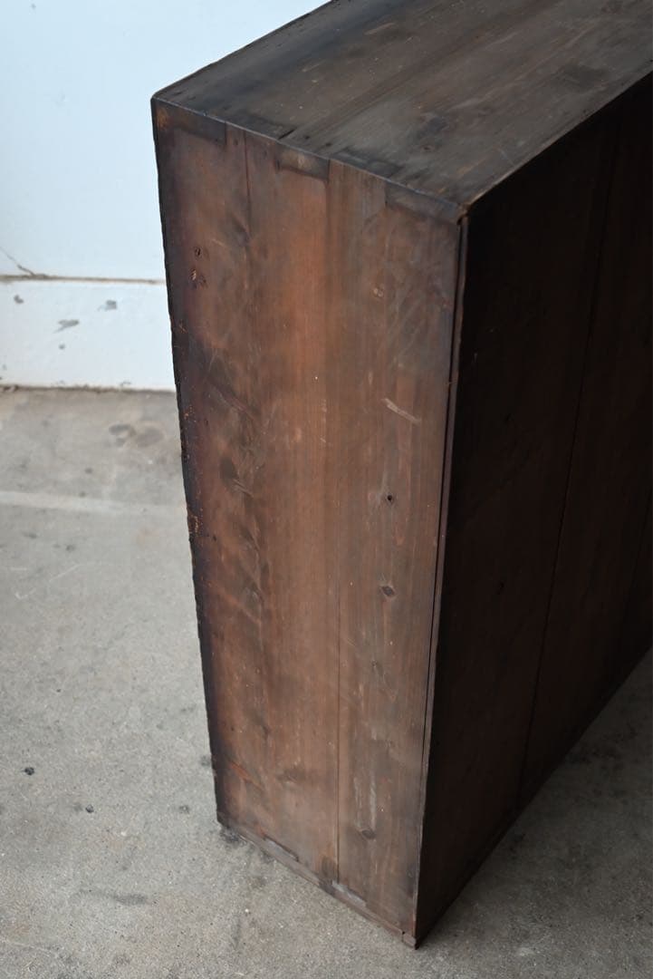 最終値① 店舗什器 引出 古家具 古道具 古美術 骨董 アンティーク 箪笥 抽斗