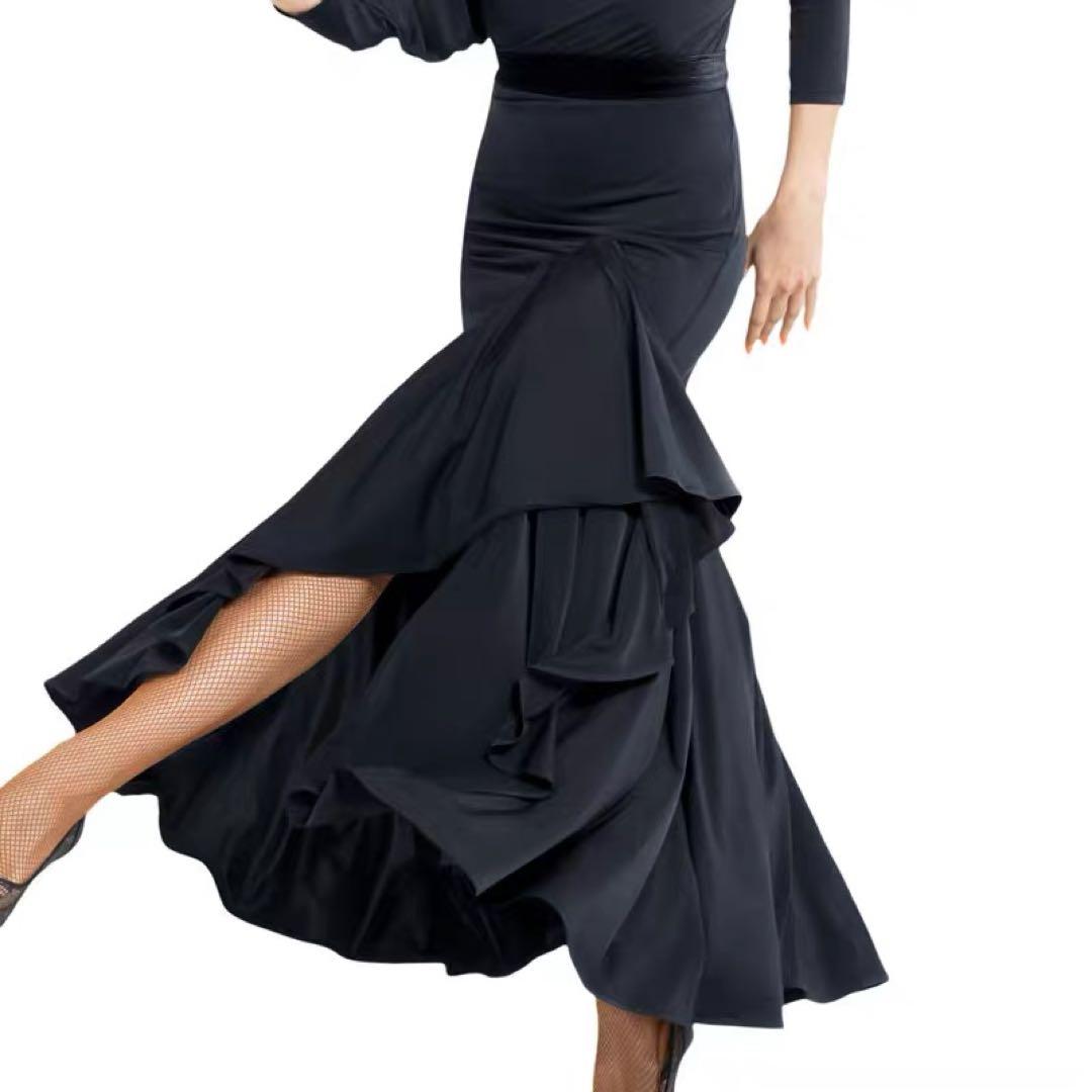 社交ダンス　衣装　ダンスドレス　ダンススカート ダンスウェア