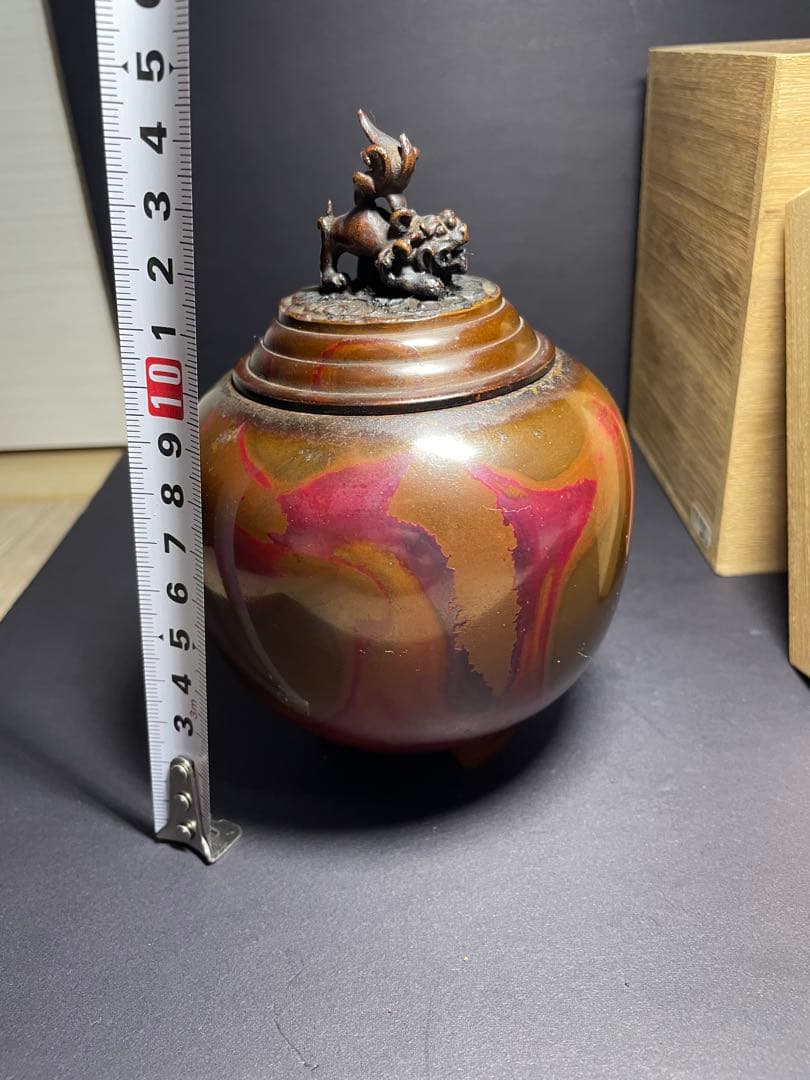 松美堂　高岡銅器　伝統工芸品　夏目型香炉