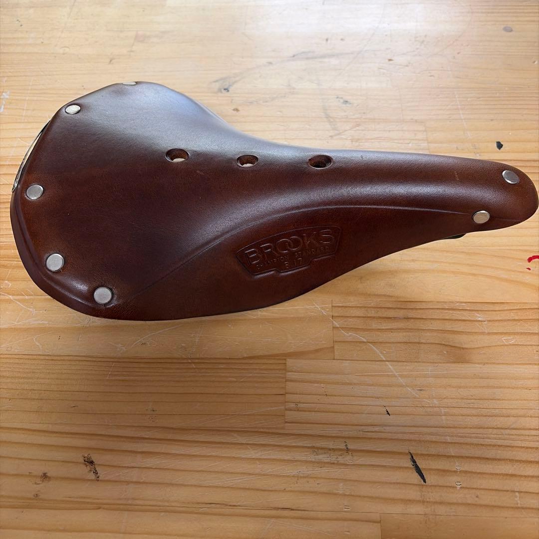 BROOKS ブラウンレザーサドル　美品