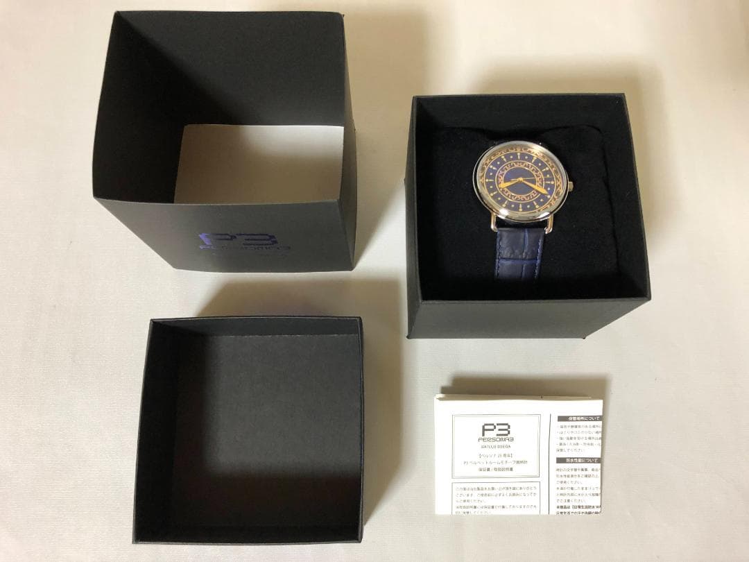 ペルソナ3 25周年 ベルベットルームモチーフ 腕時計