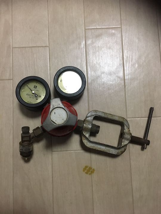 アセチレン、酸素、メーター