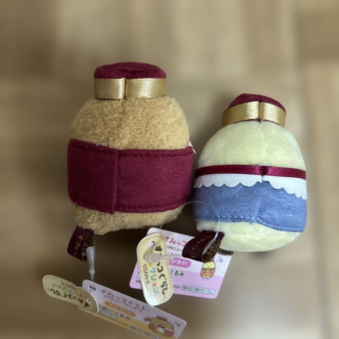新品・サンエックス・まめゴマ・すみっコ・マスコット・てのりぬいぐるみセット