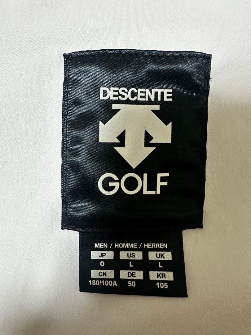 DESCENTE GOLF ホワイト 春秋ジャケットL
