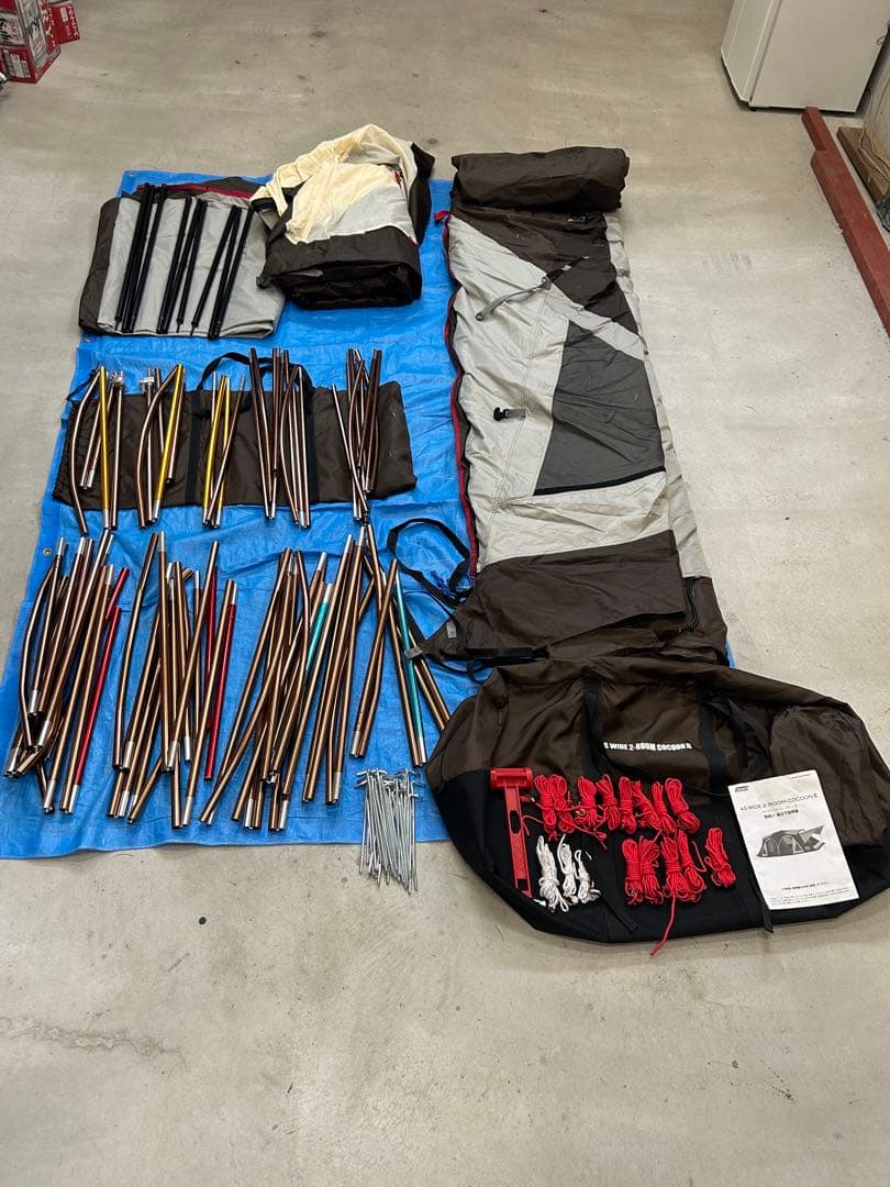 ①幕　Coleman 4S ワイド 2ルームコクーンⅢ オプション付き