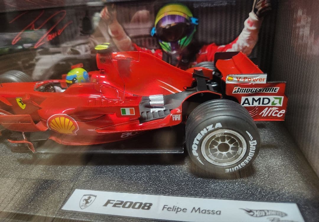 【未開封】1/18 Hot Wheels F2008 フェリペ・マッサ #2