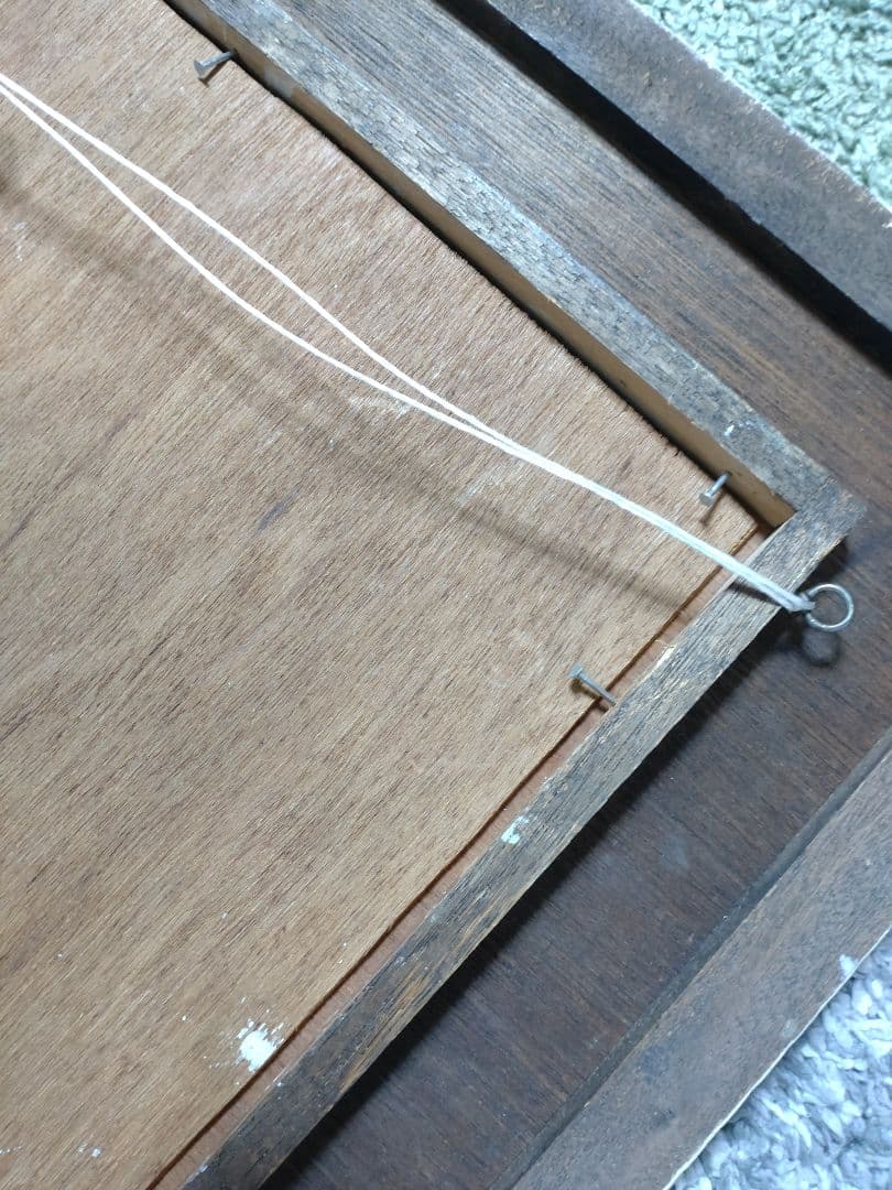 油絵【風景画】1点物の絵画作品/作者サイン入り◆額縁付属