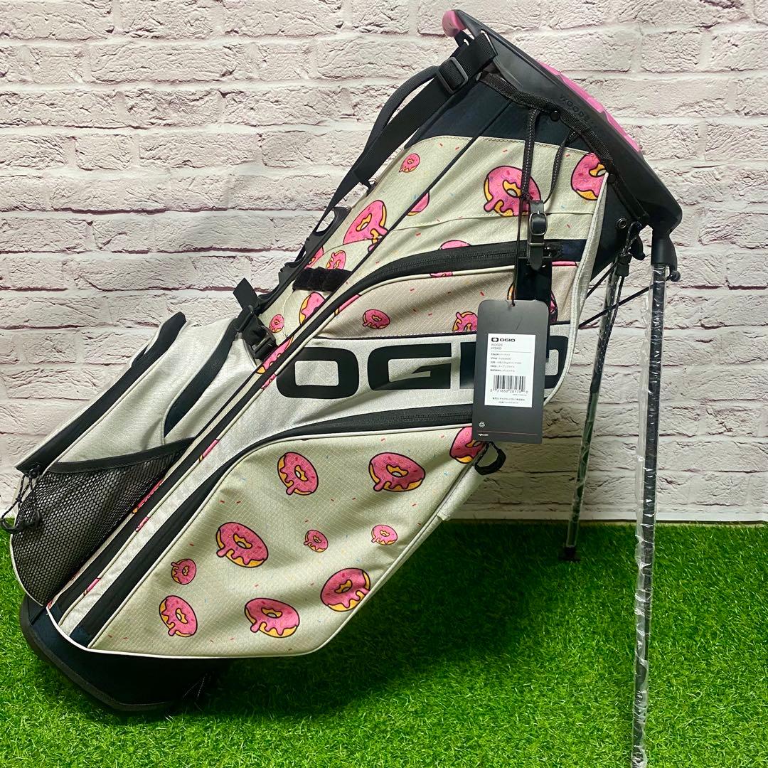 OGIO オジオ キャディバッグ ドーナツ柄 ピンク ゴルフ 新品