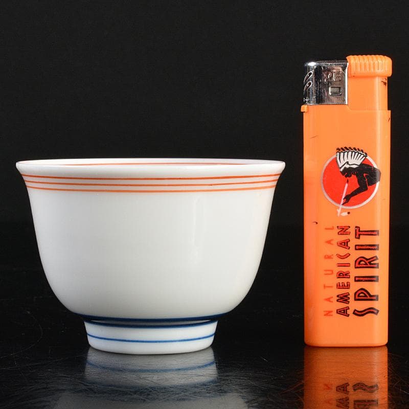 煎茶道具　七仙寿　汲出し茶碗　煎茶碗　六客　時代箱付　M　R7181