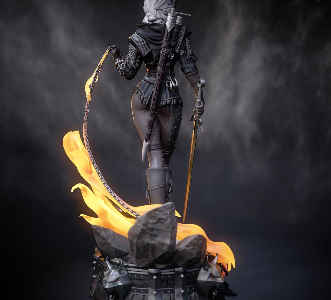 1/8　未塗装 未組立　フィギュア　ガレージキット 【 シリ ウィッチャー 】