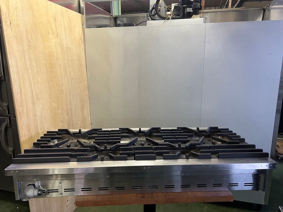 2018年 マルゼン卓上5口ガスコンロ 1200x600x200 都市ガス