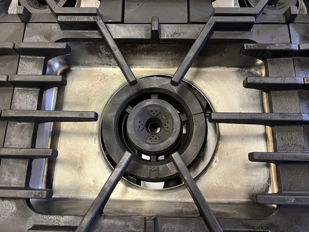 2018年 マルゼン卓上5口ガスコンロ 1200x600x200 都市ガス