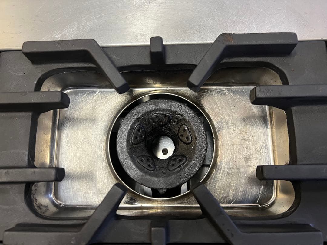 2018年 マルゼン卓上5口ガスコンロ 1200x600x200 都市ガス